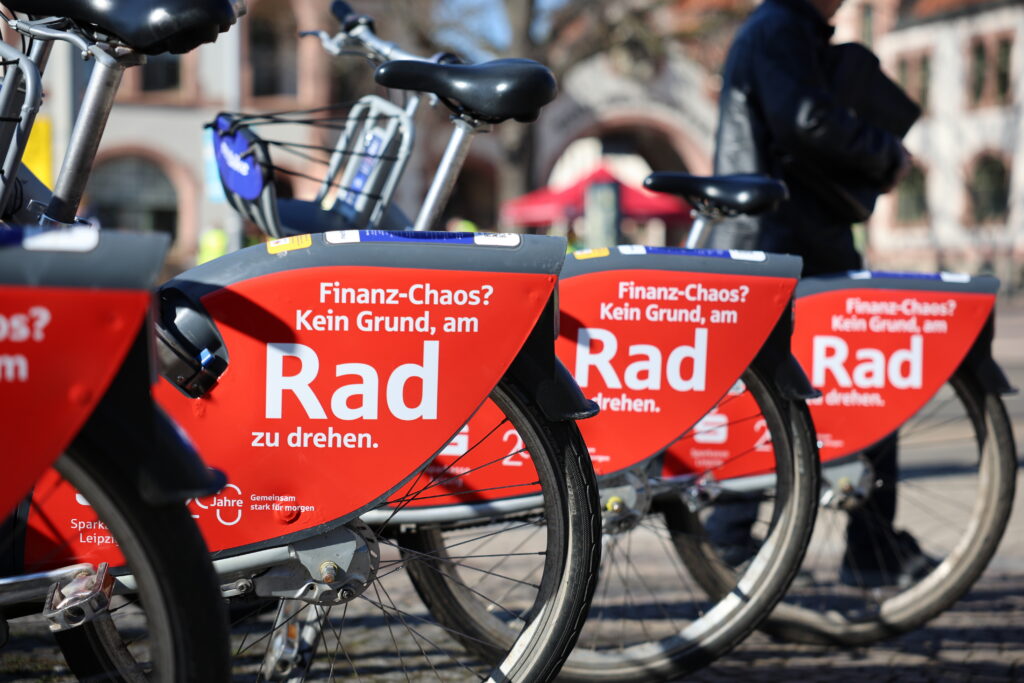 Sparkasse Leipzig nextbike Werbung